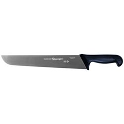 Faca de Carne Para Refile Aéreo Lâmina Reta Larga 12'' Com Cabo Preto (BKB203-12) - Starrett