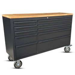 Carrinho Bancada Móvel Para Ferramentas 56'' Com 10 Gavetas Preto (UWT056B) - Ultimate Onsite