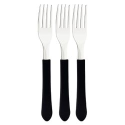 Jogo de Garfos de Mesa Leme Preto Com 3 Peças (23182/300) - Tramontina Pro