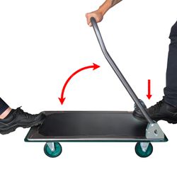 Carrinho de Carga Dobrável Plataforma Para 150kg (FPT150B) - Homebase Onsite