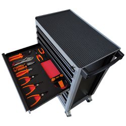 Carrinho Para Ferramentas Com 7 Gavetas e 110 Peças (44950/110) - Tramontina Pro