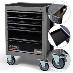 Carrinho Para Ferramentas Com 5 Gavetas Cinza (44950/407) - Tramontina Pro