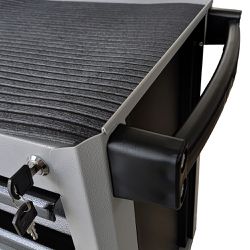 Carrinho Para Ferramentas Fechado Com 2 Gavetas Cinza (44950/406) - Tramontina Pro