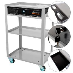 Carrinho Para Ferramentas Aberto Com 1 Gaveta Cinza (44951/006) - Tramontina Pro