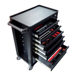 Carrinho Para Ferramentas Com 6 Gavetas e 220 Peças (R21562101) - Gedore Red