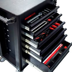 Carrinho Para Ferramentas Com 6 Gavetas e 220 Peças (R21562101) - Gedore Red