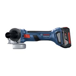 Esmerilhadeira Angular GWS 18V-8 Com Bateria e Carregador 18V (06019H90E1) - Bosch