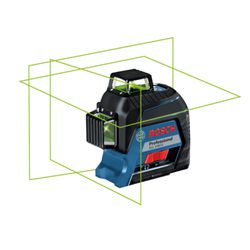 Nível a laser GLL 3-80 G, 120 m, 360º, em maleta - Bosch 