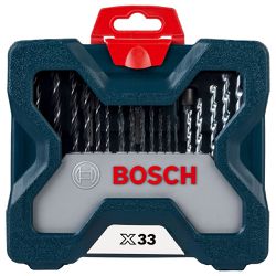 Kit de Pontas e Brocas Bosch X-Line 33 Peças