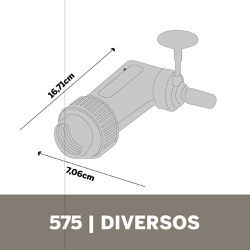 Acoplamento De Micro Retífica Ângulo Reto Modelo 575 - Dremel