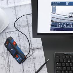 Trena laser Bosch GLM 150-27 C alcance 150m com Bluetooth