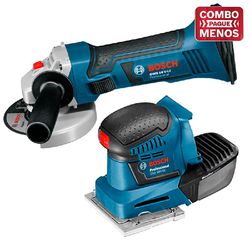 Kit Bosch Esmerilhadeira + Lixadeira + 2 Baterias 18V + Maleta - Bosch