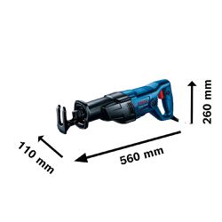 Serra sabre Bosch GSA 120 1200W com 1 lâmina de serra