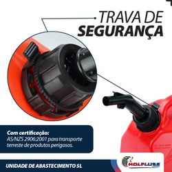 Unidade de Abastecimento Manual Para Transferência de Combustível 5L (2078W) - Lupus