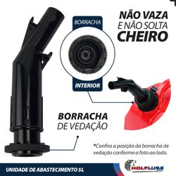 Unidade de Abastecimento Manual Para Transferência de Combustível 5L (2078W) - Lupus