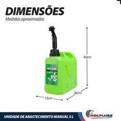 Unidade de Abastecimento Manual Para Transferência de Óleo 5L (2084) - Lupus