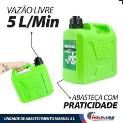 Unidade de Abastecimento Manual Para Transferência de Óleo 5L (2084) - Lupus