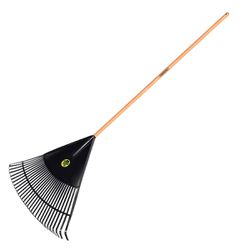 Vassoura Plástica Preta 30D Com Cabo de Madeira 120cm (77856/804) - Tramontina