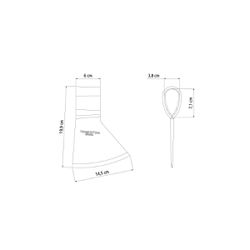 Machado Soldado Com Cabeça Redonda em Aço Sem Cabo 3.5 (77322/354) - Tramontina
