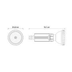 Irrigador Multifunção Com 3 Tipos de Jatos Para Engate Rápido (78521/500) - Tramontina