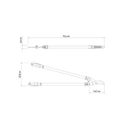 Tesourão de Poda Tipo Bypass Com Cabo Metálico (78362/505) - Tramontina