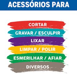 Kit de Acessórios Para Micro Retífica Com 160 Peças (26150710AK) - Dremel