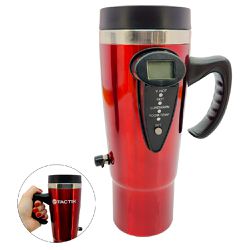 Copo Térmico Com Controle de Temperatura 12V Cores Sortidas (900089) - Tacti