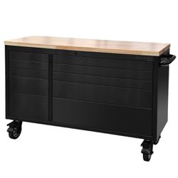 Carrinho Bancada Móvel Para Ferramentas 56'' Com 10 Gavetas Preto (UWT056B) - Ultimate Onsite