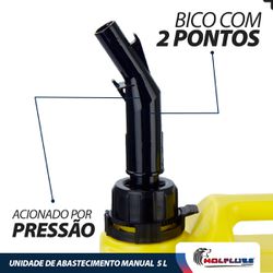 Unidade de Abastecimento Manual Para Transferência de Combustível 5L (2081) - Lupus