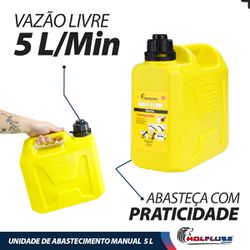 Unidade de Abastecimento Manual Para Transferência de Combustível 5L (2081) - Lupus