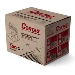 Espaçador Para Nivelador 4mm Com 500 Unidades Tradicional (62566) - Cortag