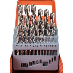 Jogo de Brocas em Aço Rápido 25 Peças 1 - 13mm (410486) - Tactix