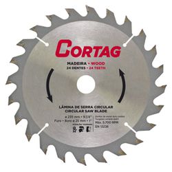 Lâmina de Serra Circular 235mm x 24D (61767) - Cortag