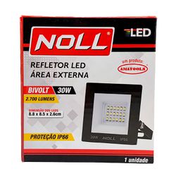 Refletor LED Para Área Externa 30W - 4000K (520,0034) - Noll LED