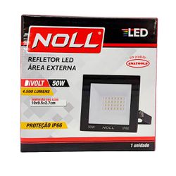 Refletor LED Para Área Externa 50W - 4000K (520,0035) - Noll LED