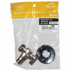 Registro Para Máquina de Lavar 1/2'' x 3/4'' (693,0001) - Graff Vantage