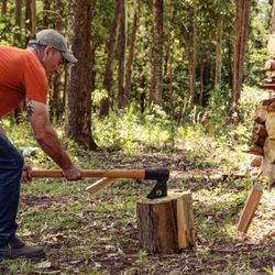 Machado Soldado Com Cabeça Redonda e Cabo 90cm (77320/544) - Tramontina
