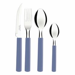 Faqueiro Gamboa em Inox Com 16 Peças Azul (23197/100) - Tramontina