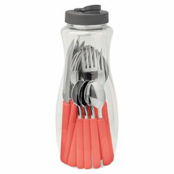 Faqueiro Gamboa em Inox Com 16 Peças Vermelho (23197/700) - Tramontina