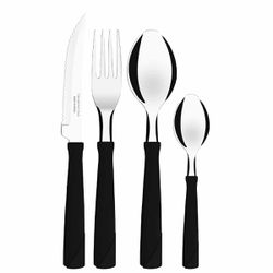 Faqueiro New Kolor em Inox Com 24 Peças Preto (23198/093) - Tramontina