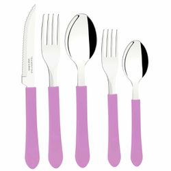 Faqueiro Leme em Inox Com 20 Peças Lavanda (23198/418) - Tramontina