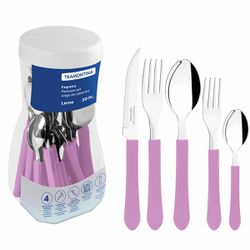 Faqueiro Leme em Inox Com 20 Peças Lavanda (23198/418) - Tramontina