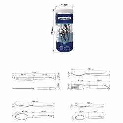 Faqueiro New Kolor em Inox Com 24 Peças Azul (23198/693) - Tramontina
