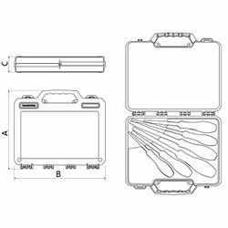Jogo de Chaves Isoladas IEC Com 6 Peças (44347/221) - Tramontina Pro