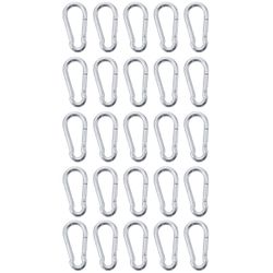 Kit Mosquetão Com Trava 5 x 50 Mm - 10,0002 (Com 25 Unidades) - Nord