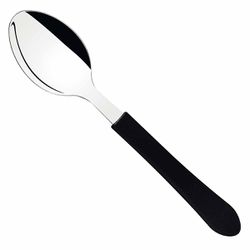 Jogo de Colheres de Mesa Leme Preto Com 3 Peças (23183/300) - Tramontina