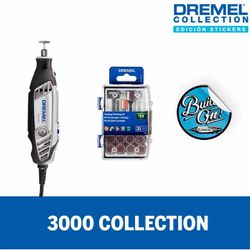 Dremel Micro Retífica 3000 com 31 Acessórios e Caixa Metalizada