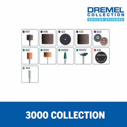 Dremel Micro Retífica 3000 com 31 Acessórios e Caixa Metalizada