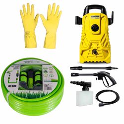 Lavadora de Alta Pressão Portátil 127V - A.P Com Mangueira e Luva - Karcher