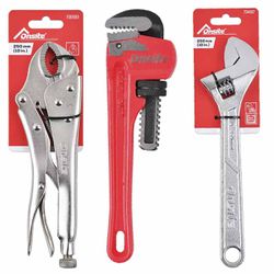 Kit Chave Inglesa e Grifo Com Alicate de Pressão 10'' - Onsite